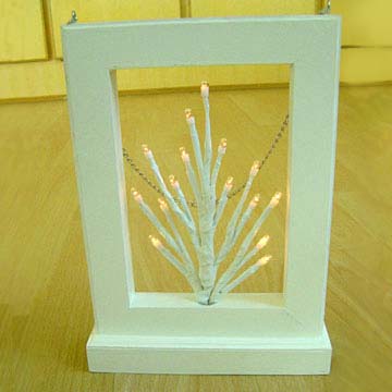 15L B-O Rice Lights with Wooden Frames